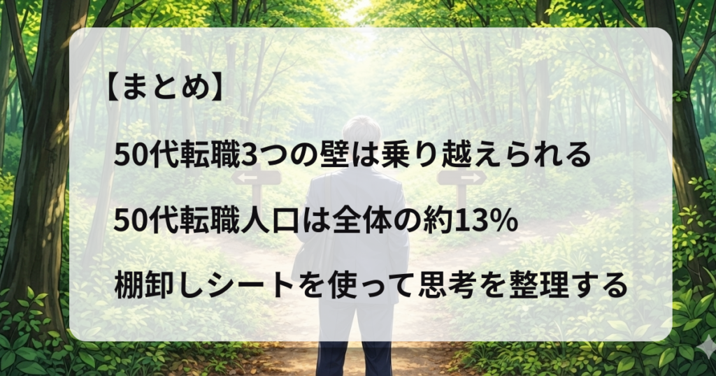 まとめ：3つの壁は乗り越えられる