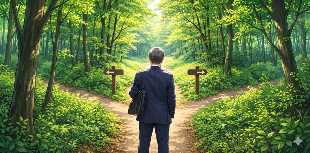 アイキャッチ：人生の設計図と分岐点