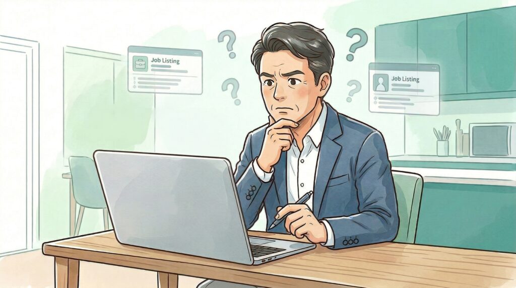 プロフィール設定中の佐藤さん