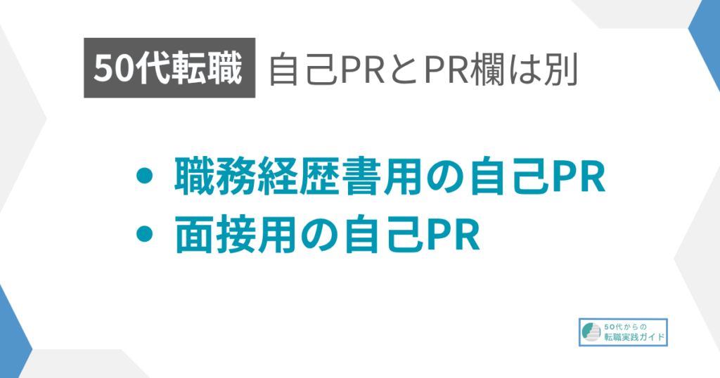 見出し:自己PRは2つある