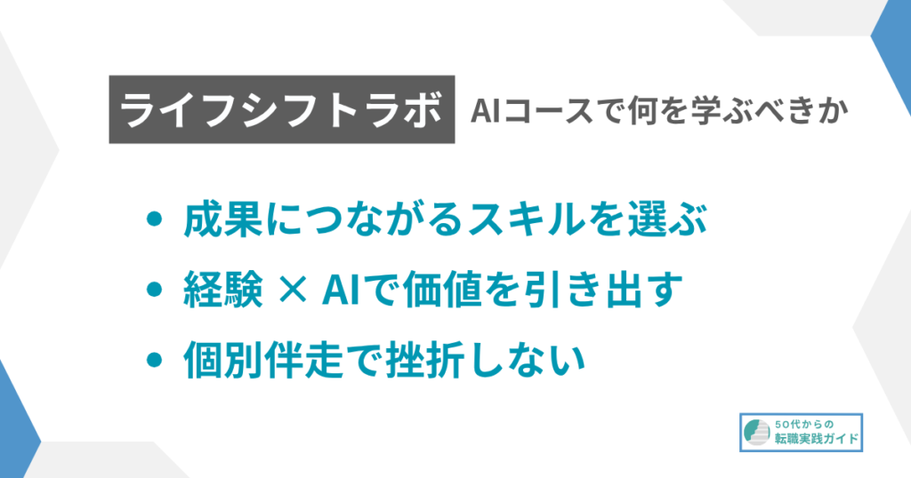 見出し:AIコースで何を学ぶべきか