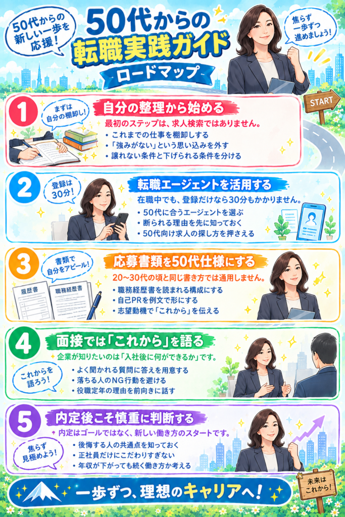 図解：転職のロードマップ